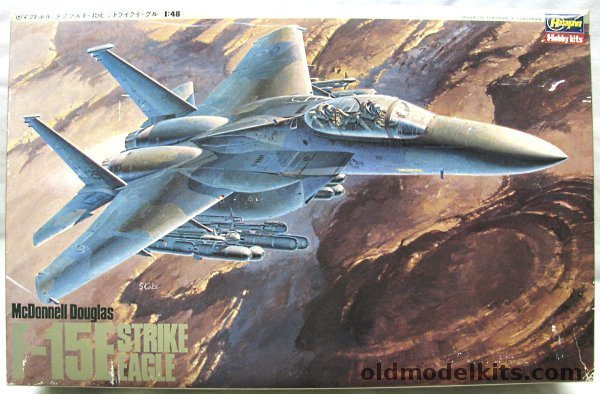 Hasegawa 1/48 McDonnell Douglas F-15E Strike Eagle - With Model Technologies Canopy Detail Set, P8 plastic model kit